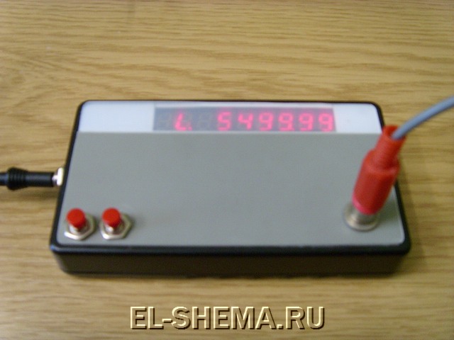 самодельный частотомер на PIC16F628A