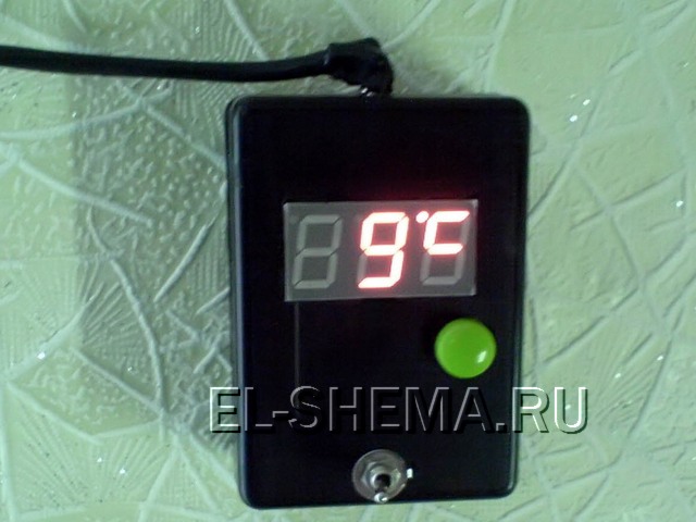 Цифровой комнатный термометр на микроконтроллере Attiny2313w