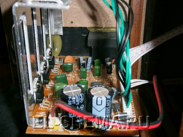Замена конденсатора фильтра питания на 3300мкф 25В