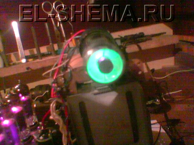 индикатор звука на лампе 6Е5С