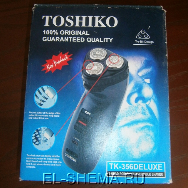 Ремонт китайской бритвы Toshiko