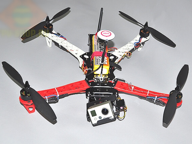 Мультикоптер АС-450 FPV с камерой GoPro и видео-очками